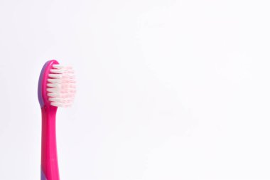 İzole Arkaplanda Renkli Çocukların Diş fırçalarını Kapat