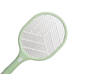 Elektronik sivrisinek katili beyaz arka planda izole edildi