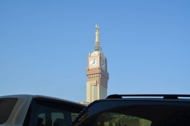 Makkah, Suudi Arabistan - 18 Mart 2025: Mekke 'deki Abraj Al Yem Saat Kulesi, Suudi Arabistan