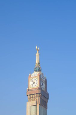 Makkah, Suudi Arabistan - 18 Mart 2025: Mekke 'deki Abraj Al Yem Saat Kulesi, Suudi Arabistan