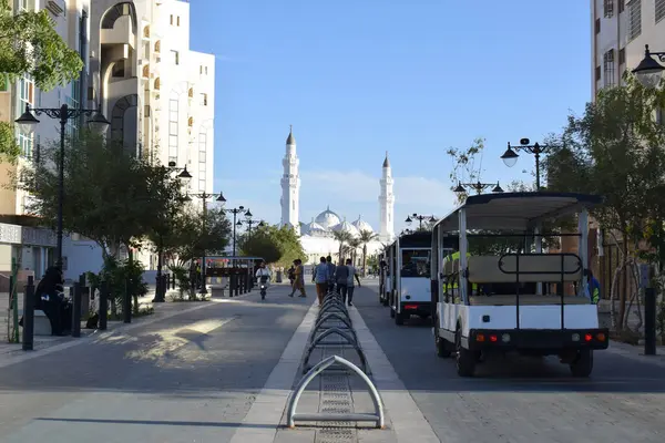 El-Madinah el-Munawwarah, Suudi Arabistan - 2 Mart 2025: Quba Camii İslam tarihinde inşa edilen ilk camidir.