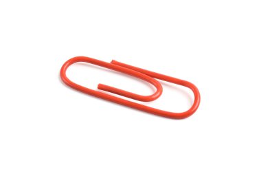 kırmızı beyaz zemin üzerine izole ataş