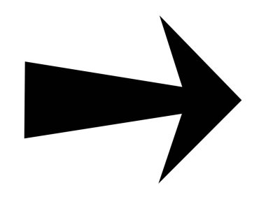 Projeniz için doğru yön ok simgesi