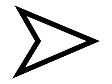 Projeniz için doğru yön ok simgesi