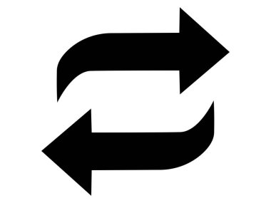 Projeniz için doğru yön ok simgesi