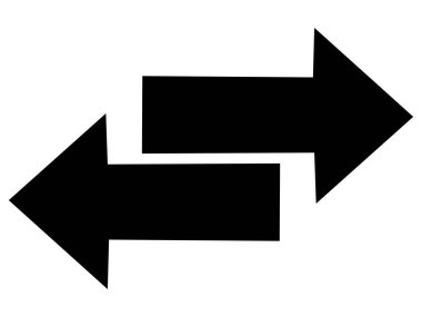 Projeniz için doğru yön ok simgesi