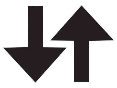 Projeniz için doğru yön ok simgesi