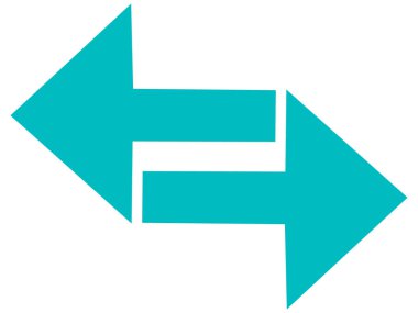 Projeniz için doğru yön ok simgesi