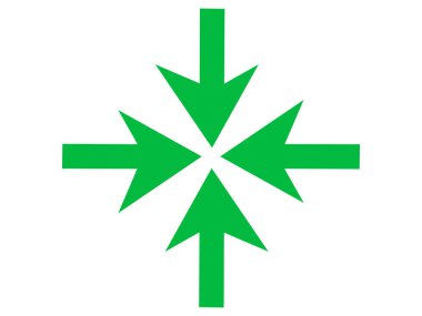 Projeniz için doğru yön ok simgesi