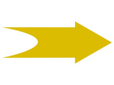 Projeniz için doğru yön ok simgesi