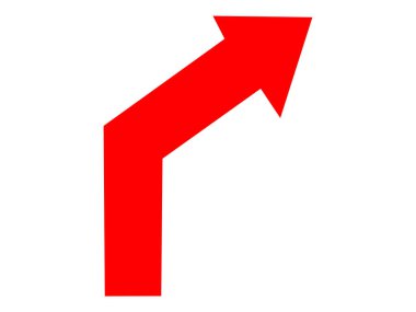 Projeniz için doğru yön ok simgesi