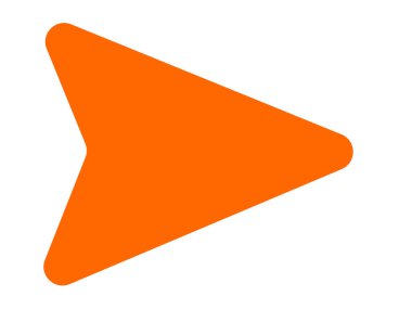 Projeniz için doğru yön ok simgesi