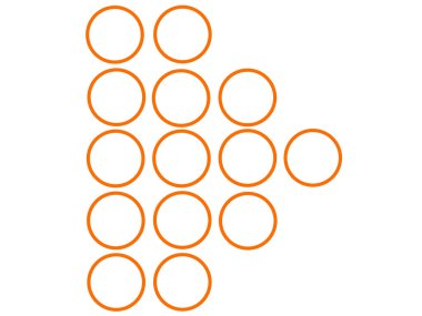 Projeniz için doğru yön ok simgesi