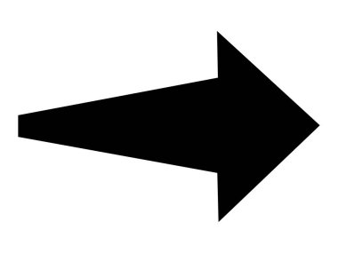 Projeniz için doğru yön ok simgesi