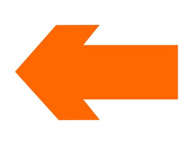 Sol düz vektör simge açmak