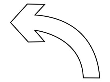 Şişman, keskin, eğri, kuyruk sağa