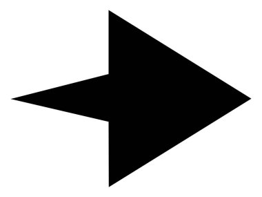 Ok aşağı simgesi. İnce çizgi tasarımı. Vektör çizimi. düz renk