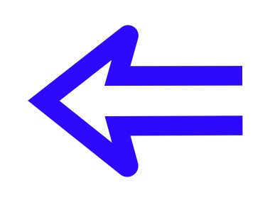 Ok aşağı simgesi. İnce çizgi tasarımı. Vektör çizimi. düz renk