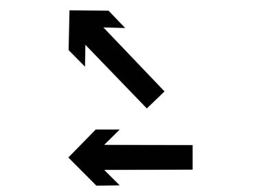 ok simgesi vektör illüstrasyonu