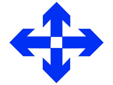 ok simgesi vektör illüstrasyonu