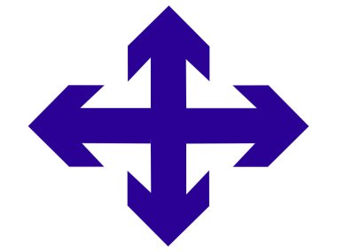 ok simgesi vektör illüstrasyonu