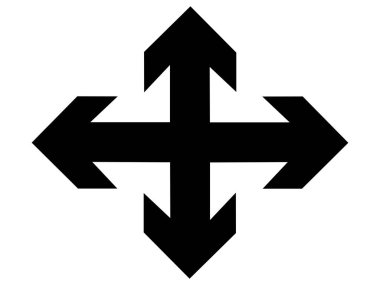 ok simgesi vektör illüstrasyonu