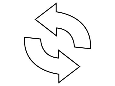 ok simgesi vektör illüstrasyonu