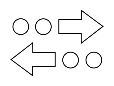 hd içinde üç yönlü ortak oklar