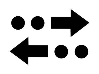 hd içinde üç yönlü ortak oklar