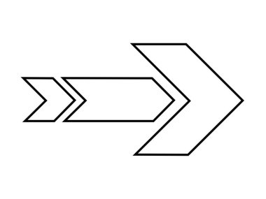 hd içinde üç yönlü ortak oklar