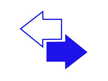 left right transition arrows in hd