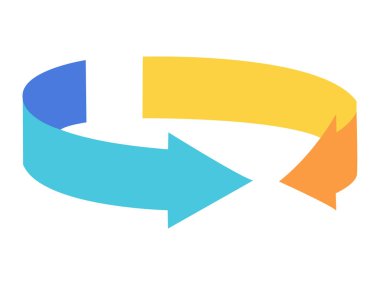 hd içinde 3d çember ok