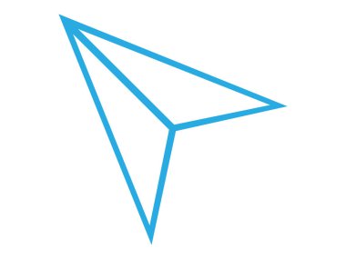 Ok sağ ikon yukarı. Beyaz arkaplanda izole edilmiş web tasarımı için ok vektör simgesini özetle