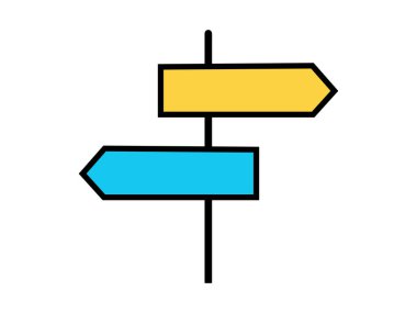 Web arayüzü simgesi, vektör illüstrasyonu