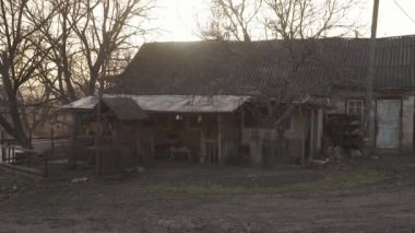 Old building, from soviet time. High quality FullHD footage