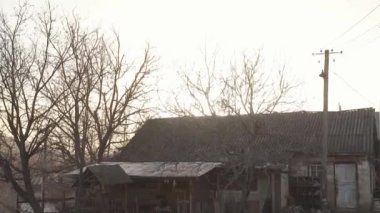 Old building, from soviet time. High quality FullHD footage