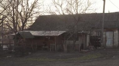 Old building, from soviet time. High quality FullHD footage