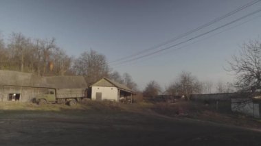 Old building, from soviet time. High quality FullHD footage