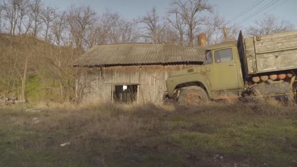 Old Soviet Truck High Quality Fullhd Footage — Stock Video