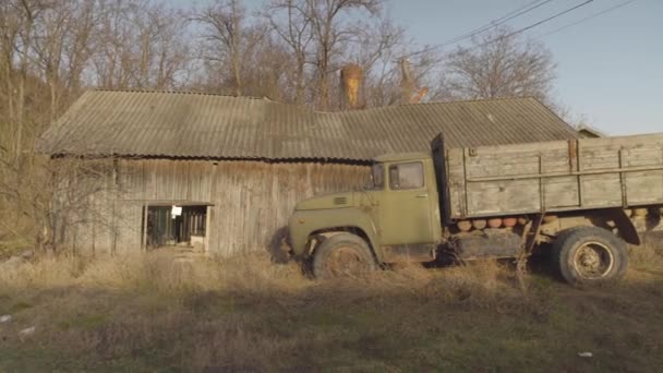 Old Soviet Truck High Quality Fullhd Footage — Stockvideo