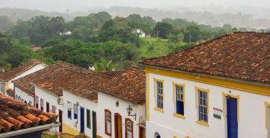 colonial and colorful architecture of Tiradentes historic city, in Minas Gerais, Brazil.