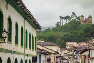 colonial architecture of Mariana historic city, in Minas Gerais, Brazil.