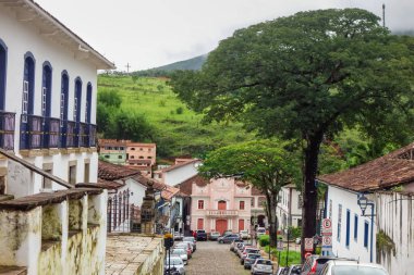colonial architecture of Mariana historic city, in Minas Gerais, Brazil.