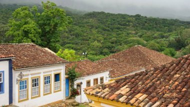 colonial and colorful architecture of Tiradentes historic city, in Minas Gerais, Brazil.