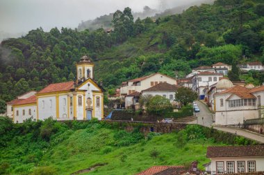 Nossa Senhora das Merces ancient church, in Ouro Preto, Minas Gerais, Brazil