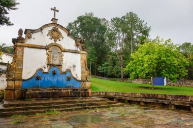 Chafariz Sao Jose historic fountain in Tiradentes, Minas Gerais, Brazil.