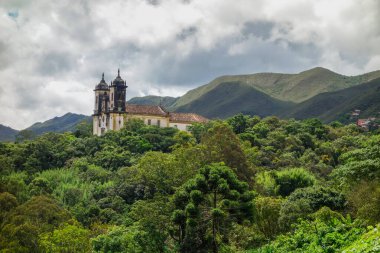 Sao Francisco de Paula church in Ouro Preto old mining town, MG, Brazil.