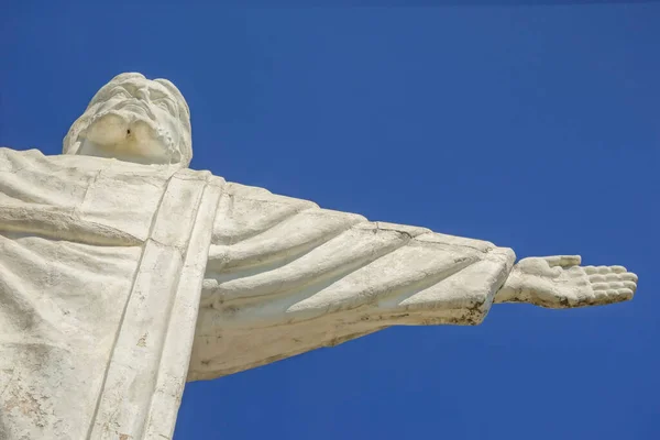 Статуя Христа Міста Сокорро Штат Сан Паулу Бразилія — стокове фото