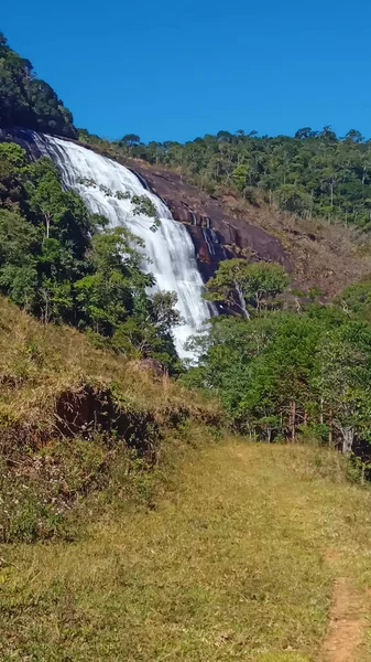 Schöner Wasserfall Passa Vinte Minas Gerais Brasilien — Stockfoto