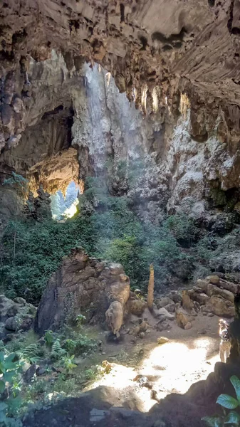 Rotsformaties Grotten Bij Petar Alto Ribeira Tourist State Park Sao — Stockfoto